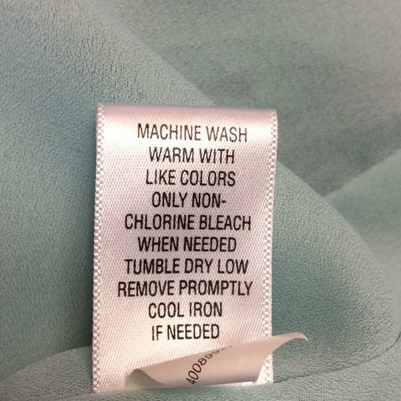 FINAL SALE PRICE Apt 9  Turquoise Pleated Button Front Blouse Sz 3X - Picture 7 of 7